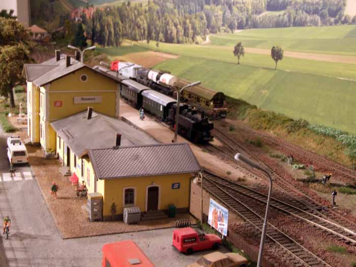 Nonndorf. A view of the standard gauge station