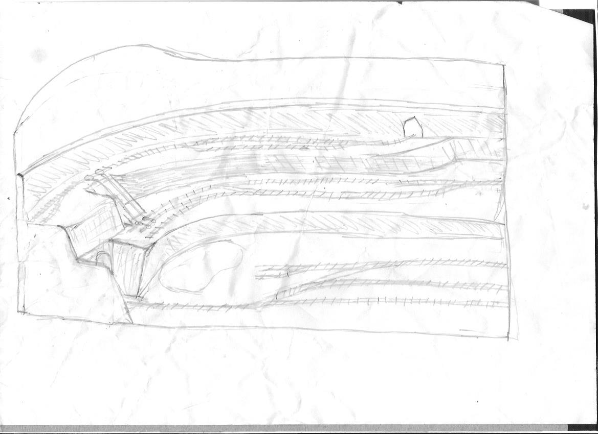 A rough 'concept' sketch of the left Hand side of the layout